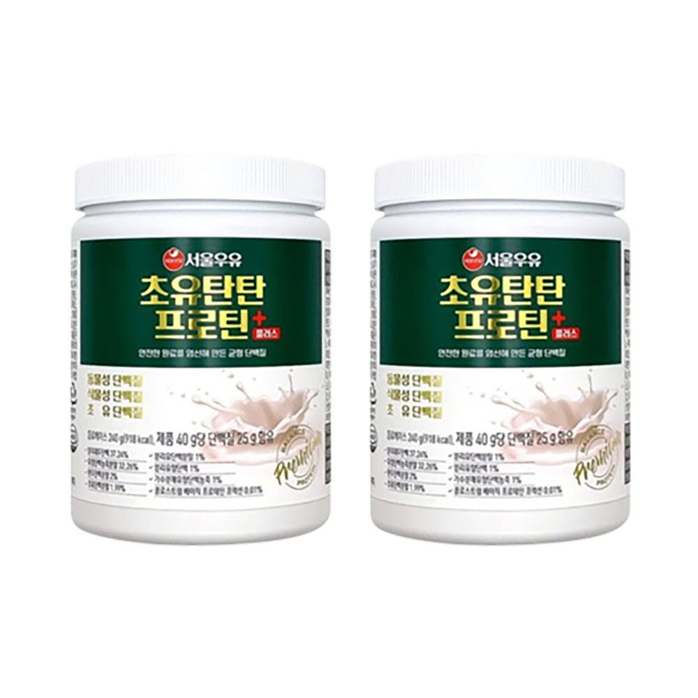 서울우유 초유탄탄 프로틴 플러스 240g 2통