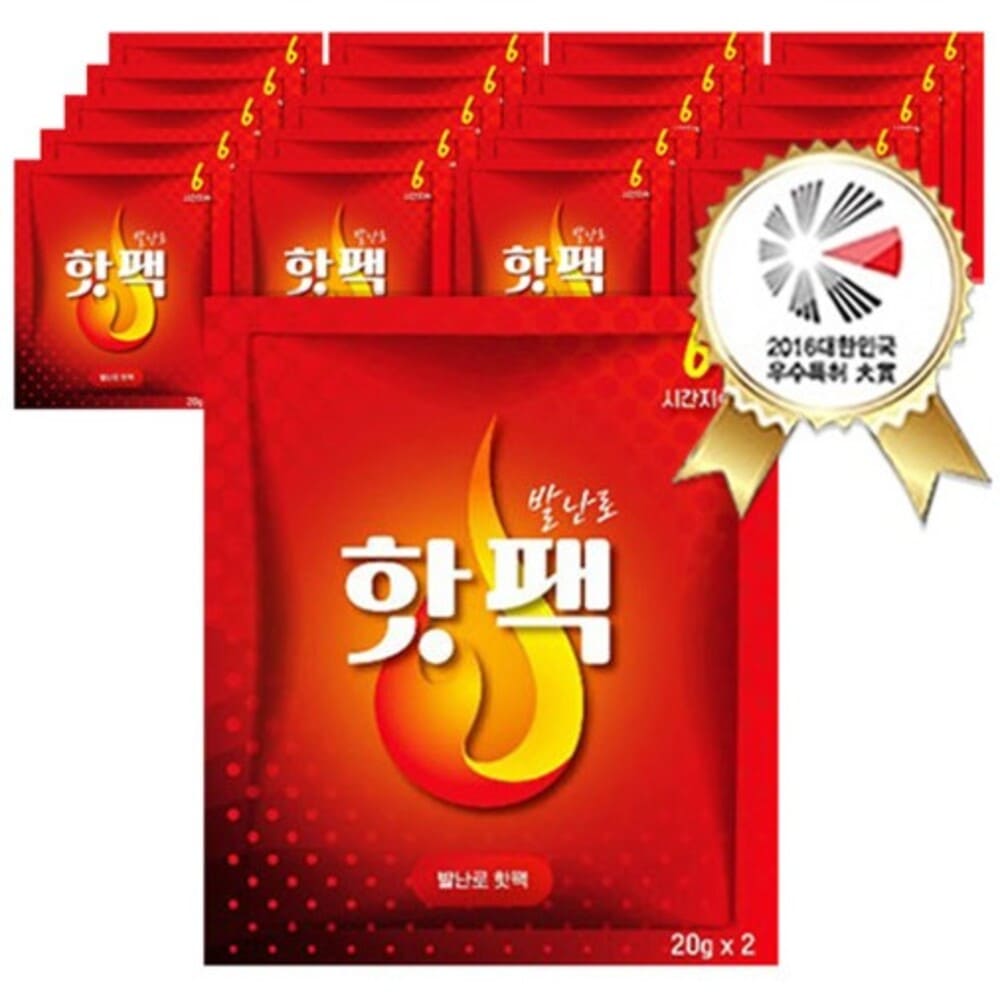 발핫팩 애니데이 20g*2ea [22년산] 100개