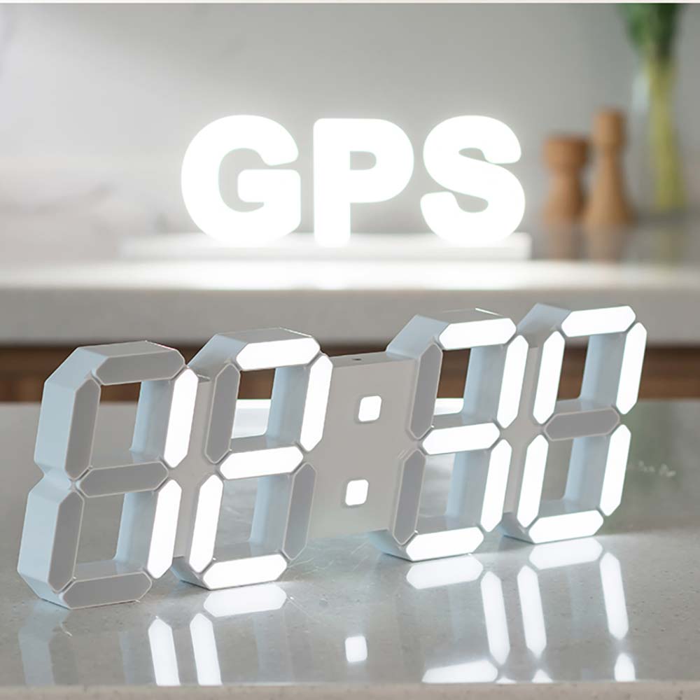 국산 플라이토 위성 GPS 인테리어 LED 벽시계 38cm (화이트/크림 택1)