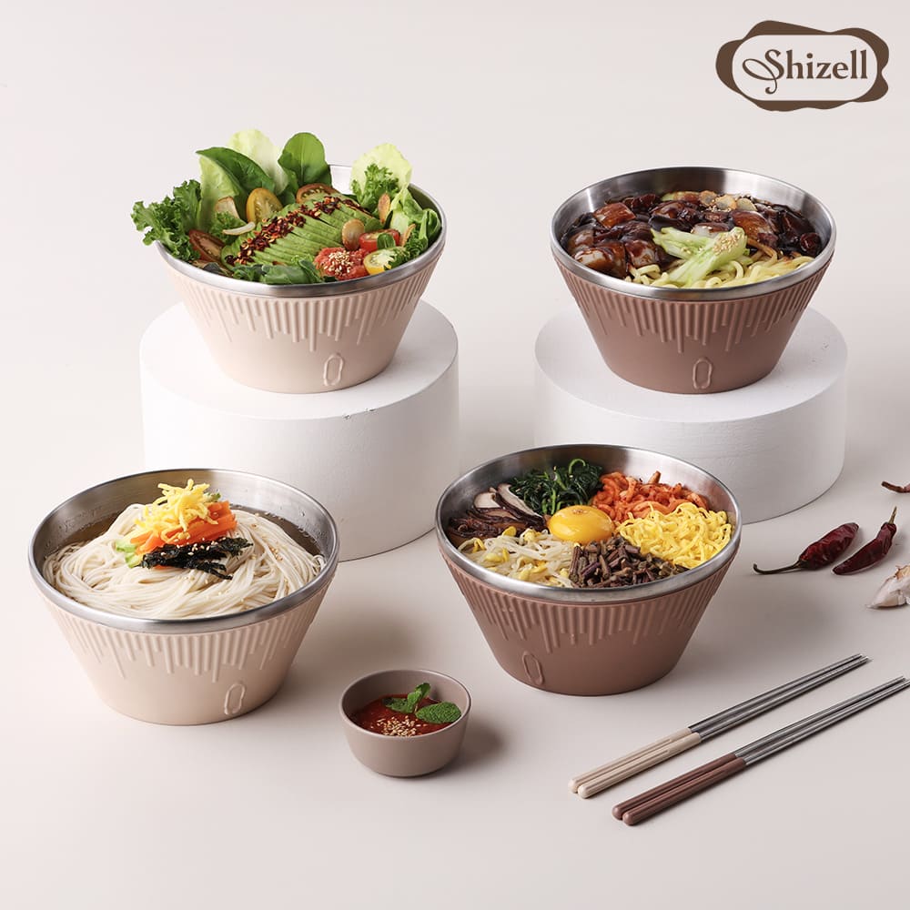 쉬젤 러반 포케볼8PCS (포케볼18cm-4pcs, 젓가락-4pcs)