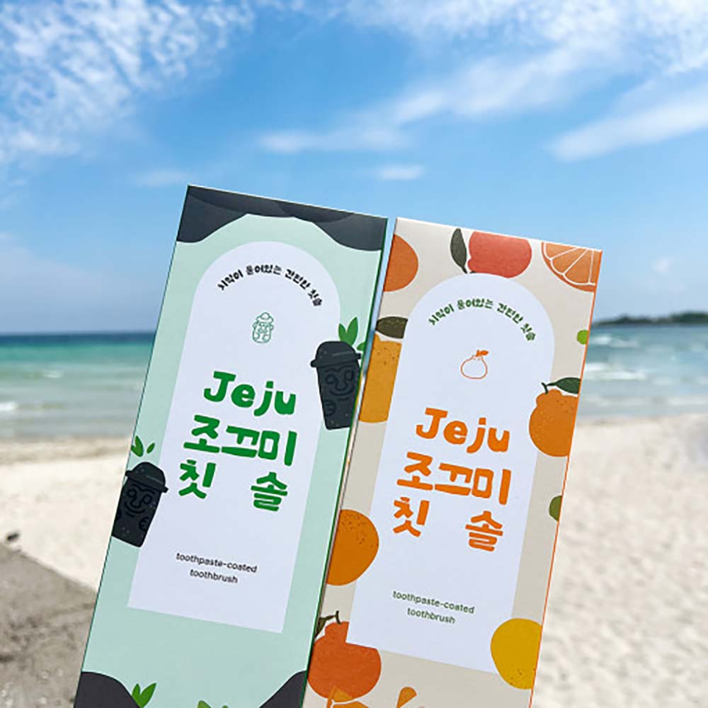 제주하우스마켓 JEJU 조끄미 칫솔 30개입 한라봉/하루방 중 택1