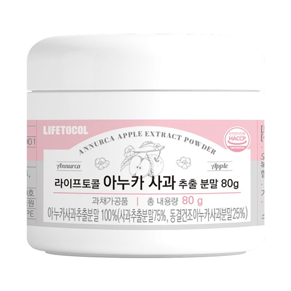 라이프토콜 아누카 사과 추출 분말 80g