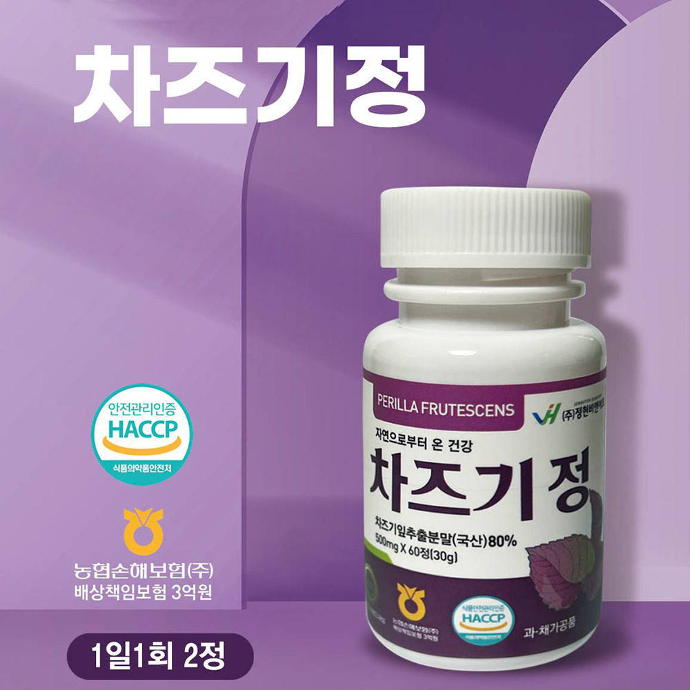 차즈기정 500mg x 60정