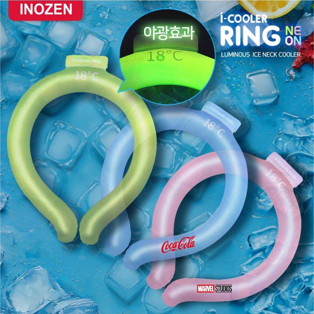 [Inozen] I-cooler Ring Neon 야광 아이스링 넥쿨러