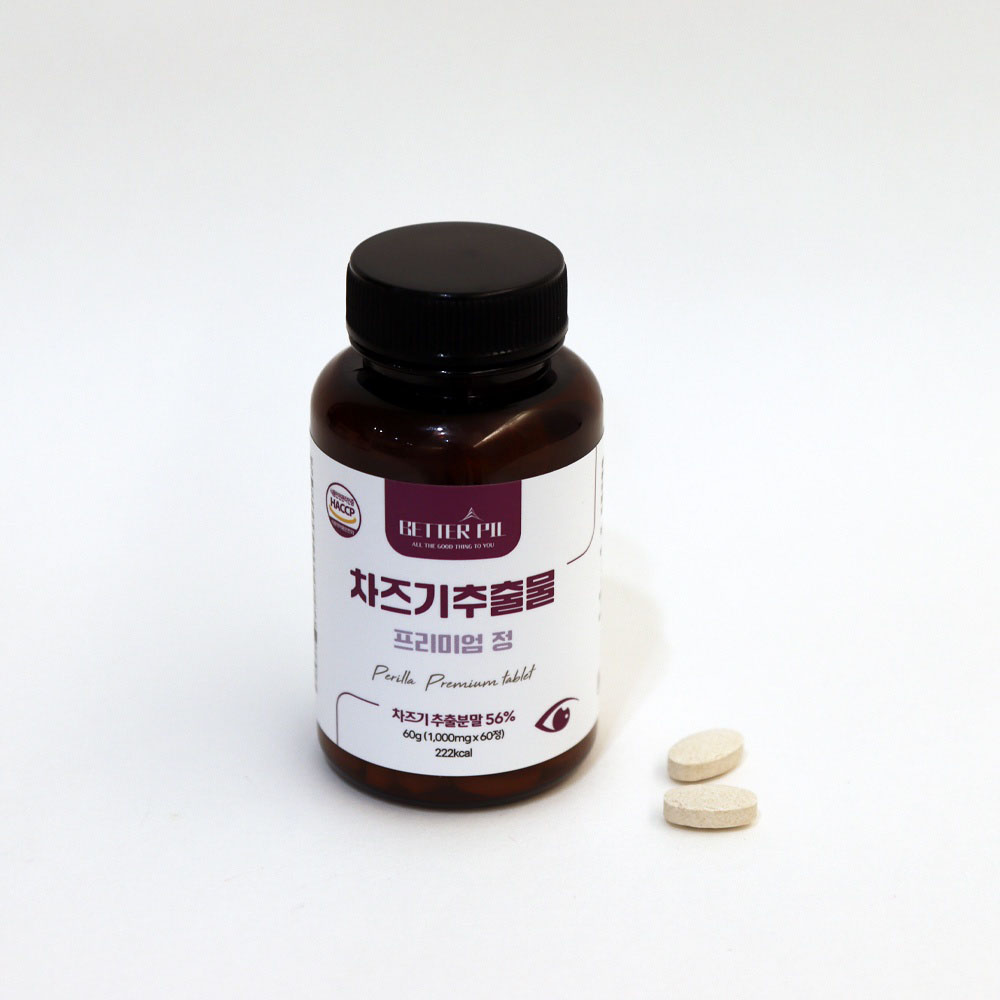 베러필 차즈기 추출물 프리미엄 정 2개월분 (1,000mg x 60정)