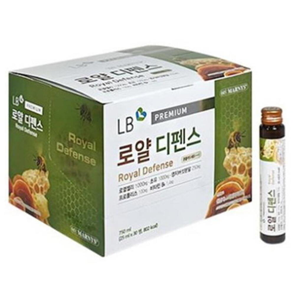 마니스 로얄디펜스 로얄젤리 초유 영지버섯 프로폴리스 비타민 B6 (25ml x 30병)