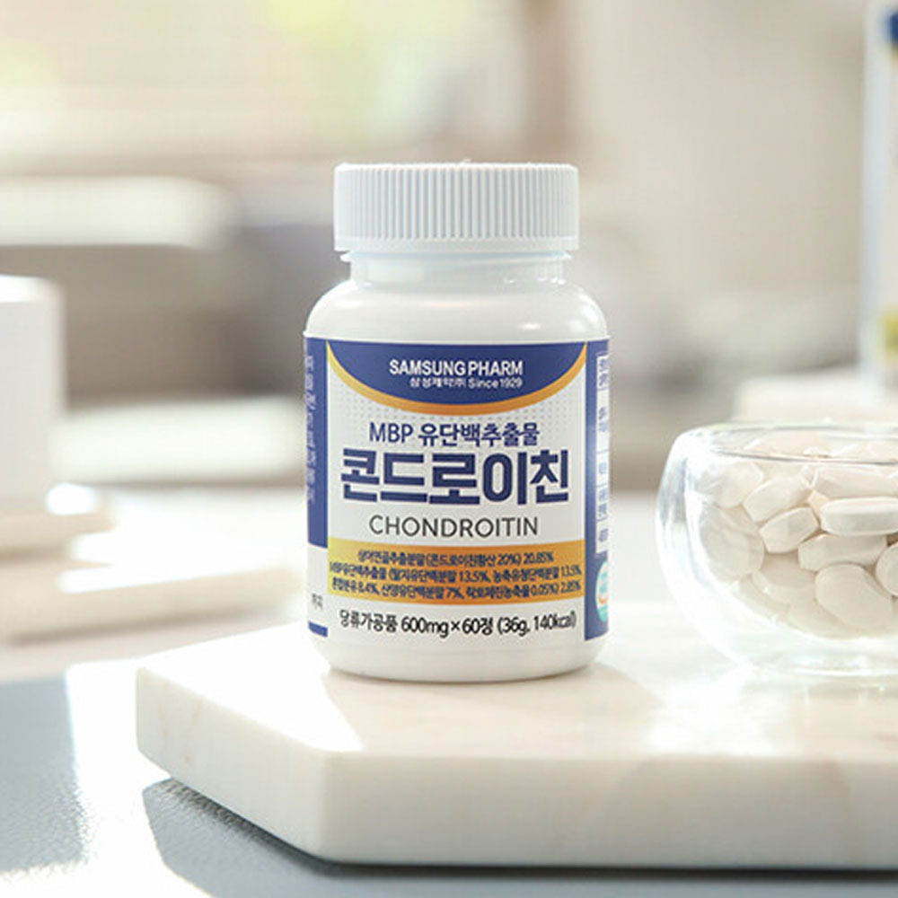 [삼성제약] MBP유단백추출물 콘드로이친 600mg X 60정