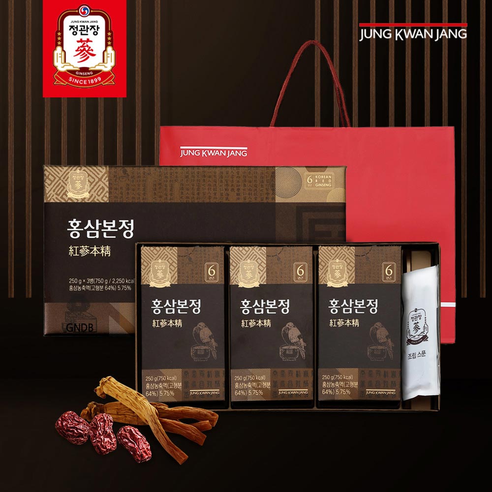 [정관장] 홍삼본정 250g x 3병 + 쇼핑백포함