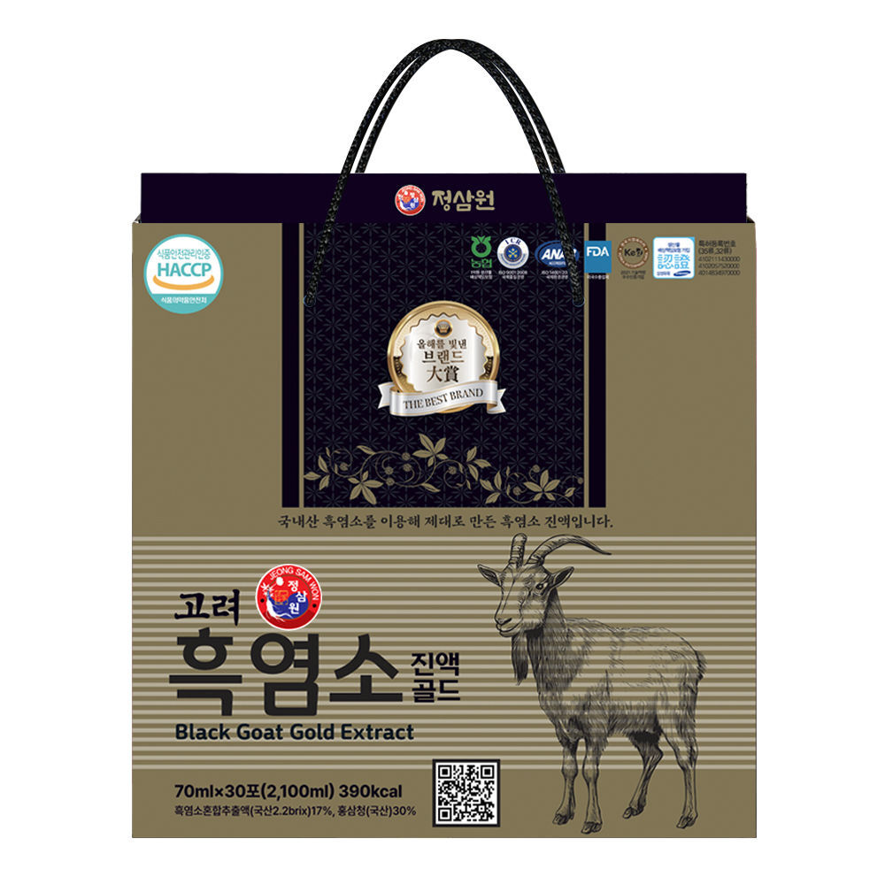 정삼원 고려 흑염소 진액 골드 70ml x 30포