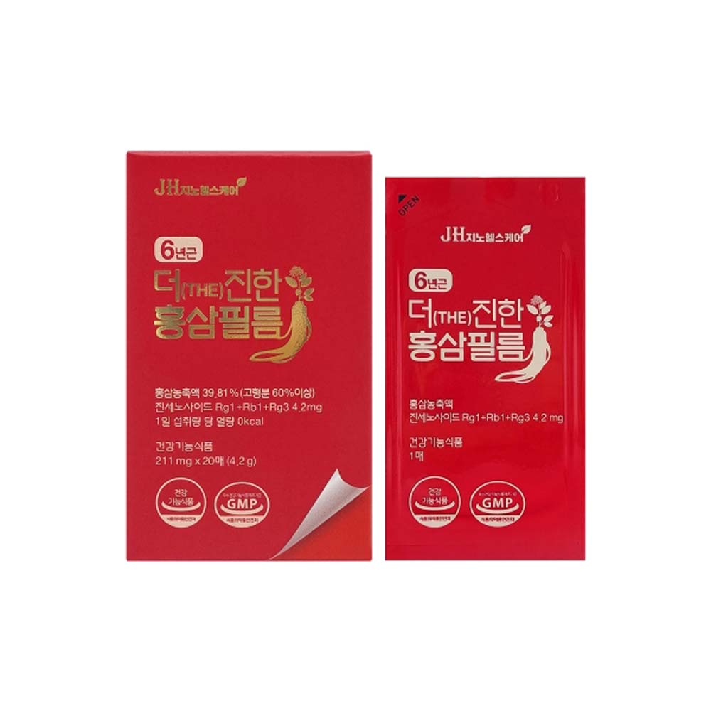 더 진한 홍삼필름 단품 211mg x 20매