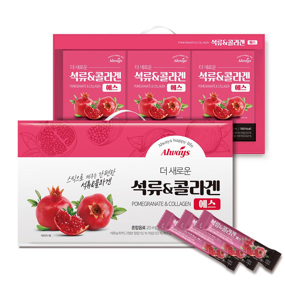 더 새로운 석류&콜라겐 스틱 20g x 30포