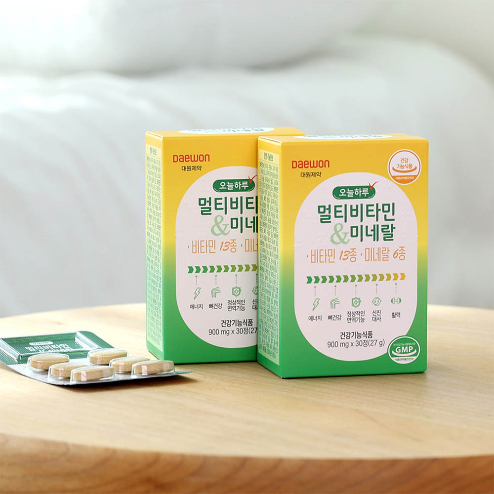 대원제약 오늘하루 멀티비타민&미네랄 900mg x 30정