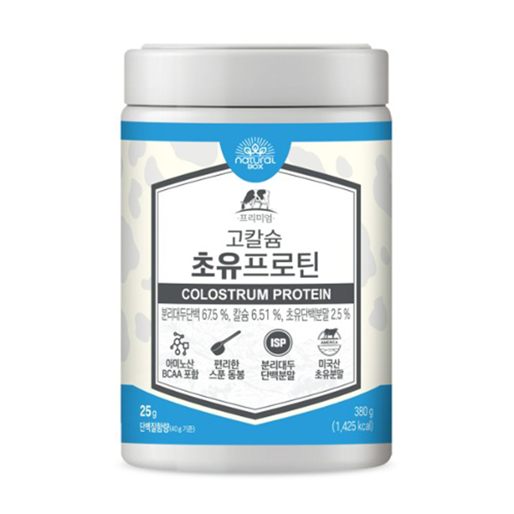 내추럴박스 고칼슘 초유프로틴 380g